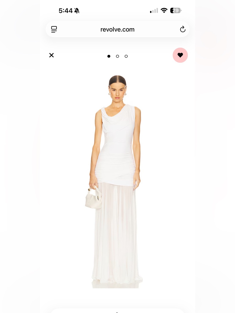 L’Academie Tine Gown in Ivory
